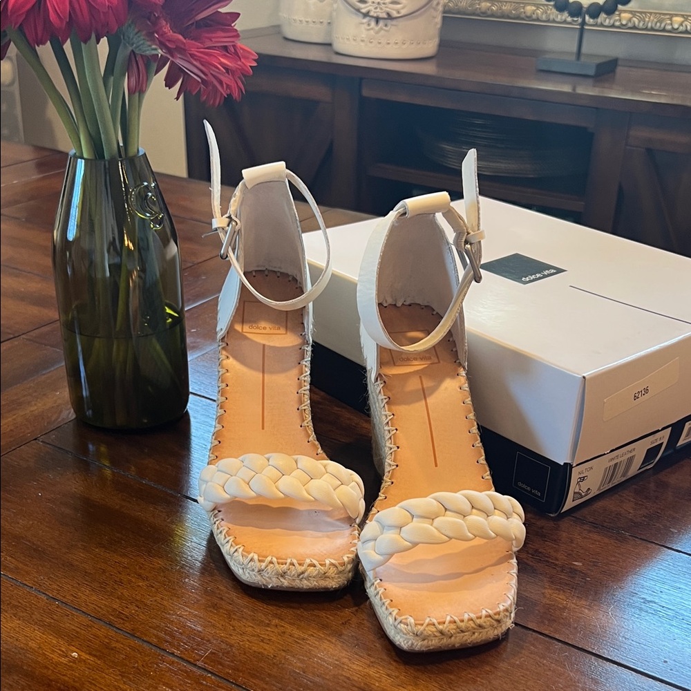 Dolce Vita Cream Braided Espadrilles